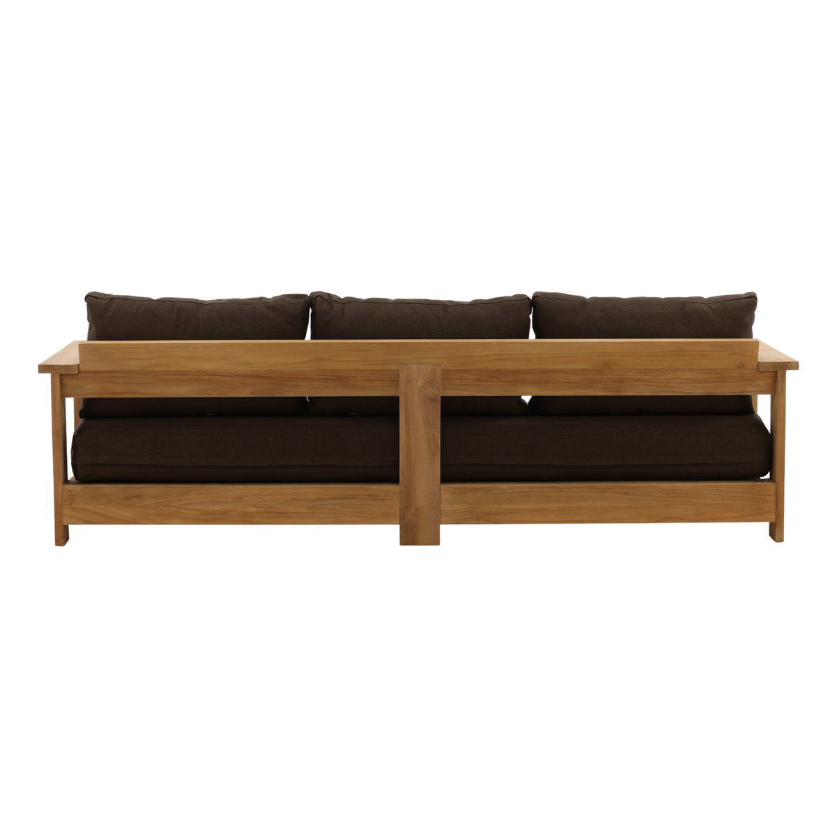 Naya Outdoor Sofa Brown, Sofas & Sectional by Dovetail, 94.5" width x 29.92" height x 33.46" depth View 4