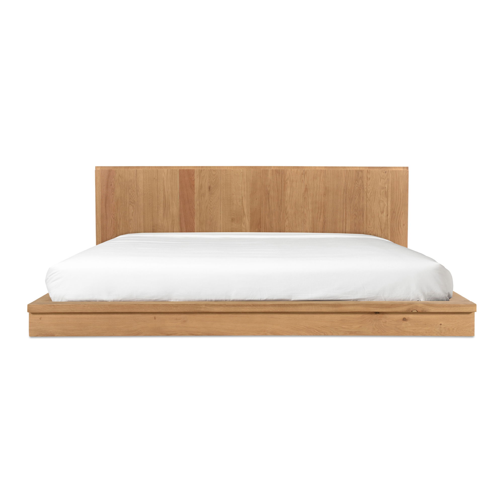 Plank King Bed, by Moe's Home, 89.5" width x 33" height x 86.5" depth View 1
