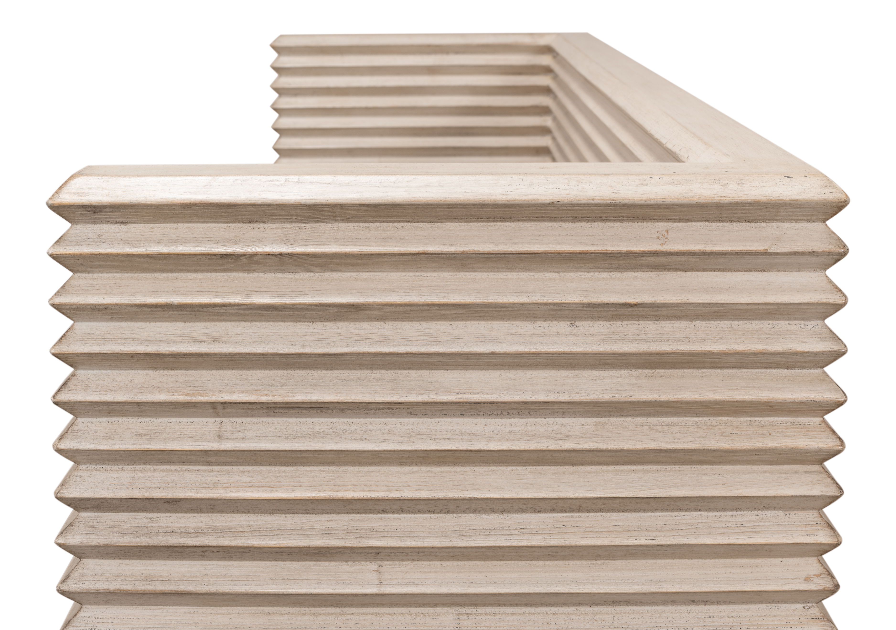 Stacked Bench, Stone Grey large image 