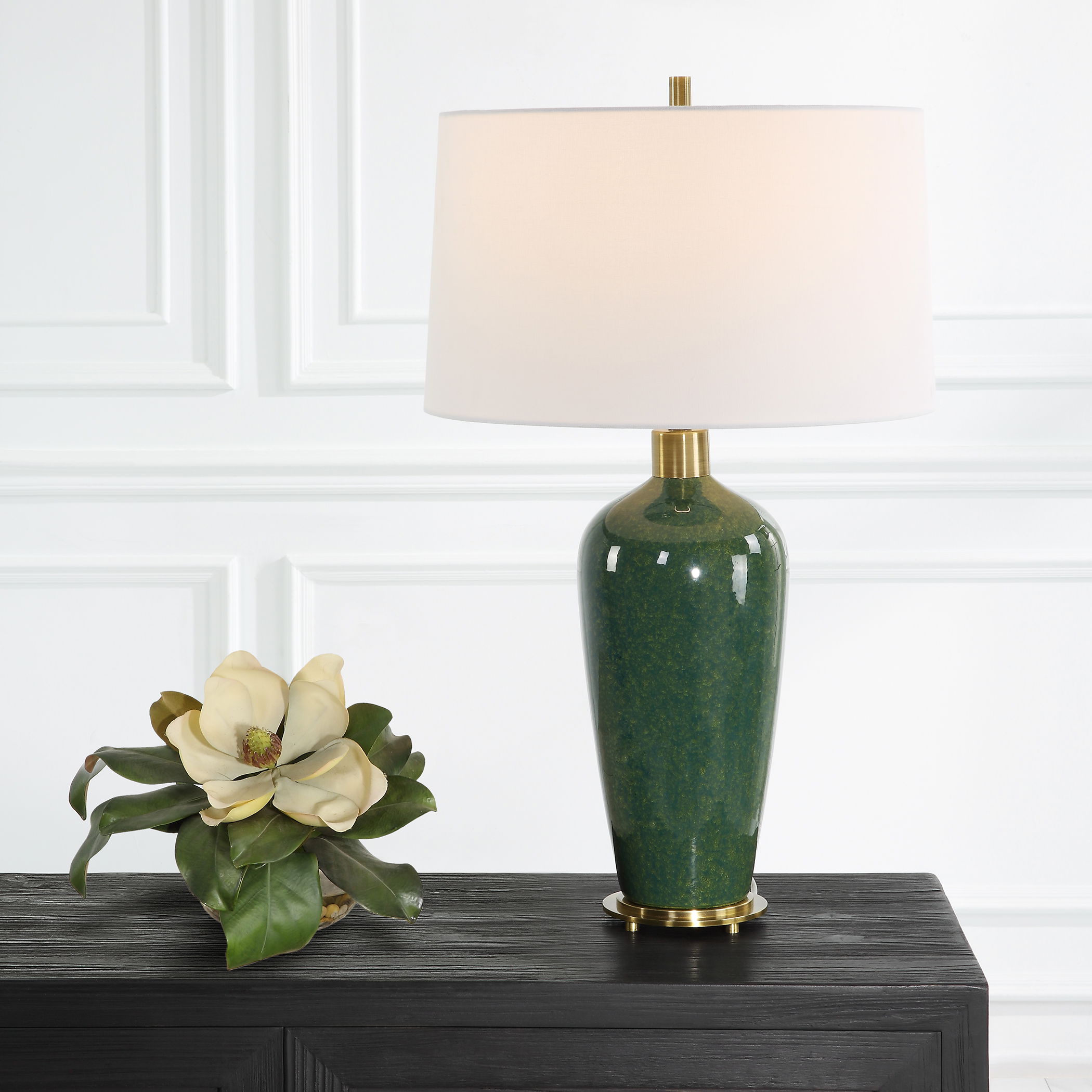 Verdell Green Table Lamp large image 