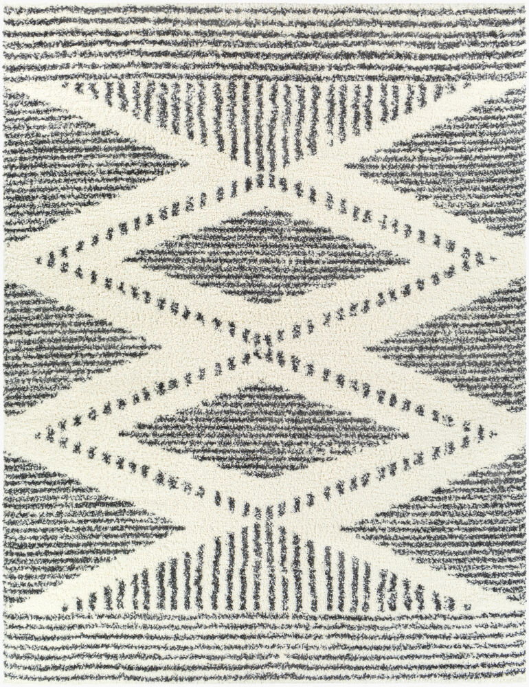 Deluxe Shag Machine Woven Rug, by Surya, 2'11.43" length x 1'11.62" width