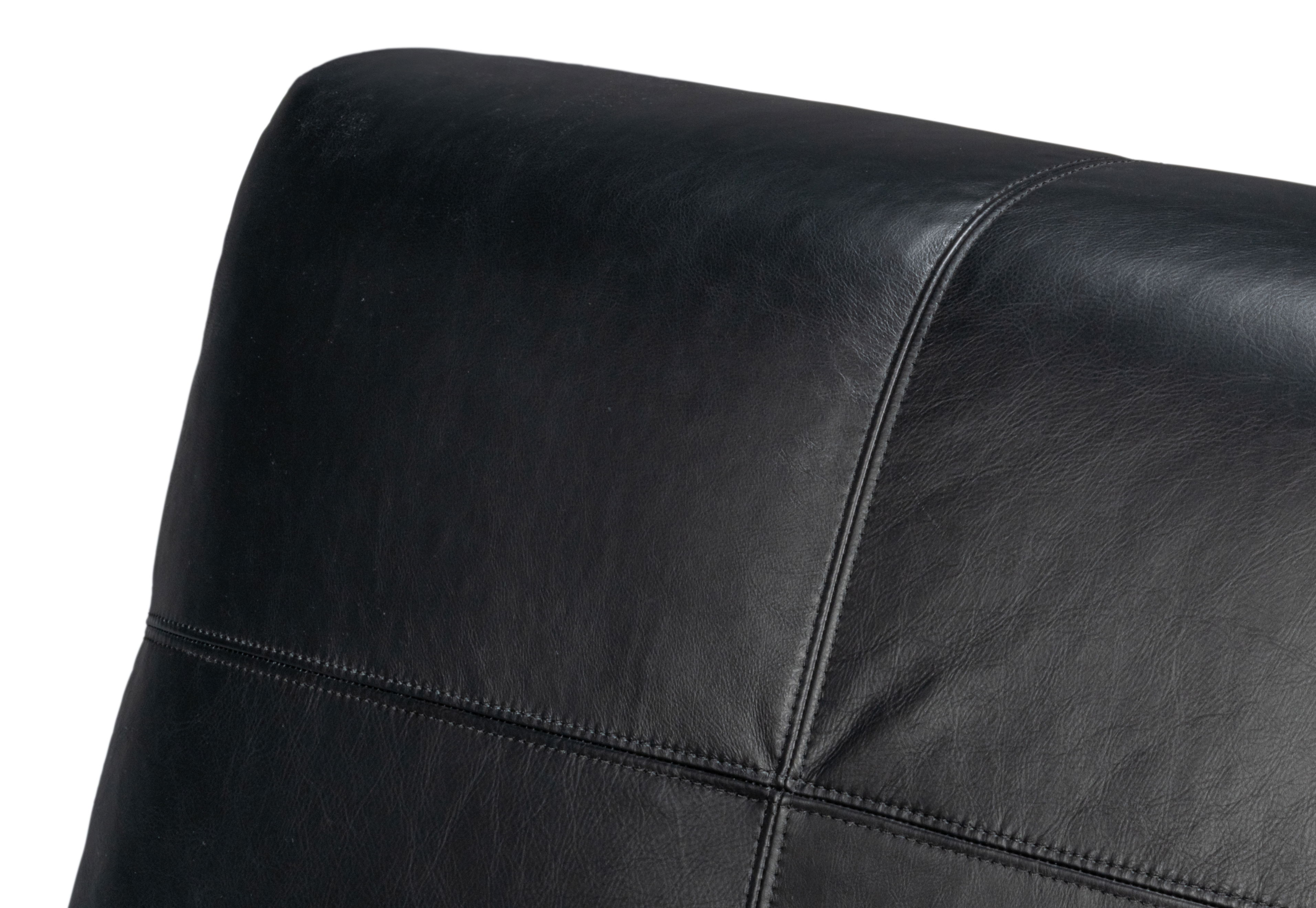 Wylam Leather Chair Onyx Black large image 