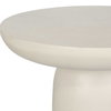 Joppa White Outdoor Accent Table, Outdoor Table by Uttermost, 1'3" width x 1'9" height x 1'3" depth thumbnail 5