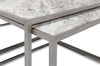 Set Of 3 Nesting Low Tables, Marble Tops thumbnail 5
