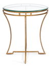 Round Side Table, Side & End Table by Sarreid, 20" length x 20" width x 22" height thumbnail 5