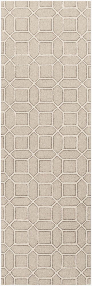 Lucka Handmade Rug, by Surya, 1'6" length x 1'6" width