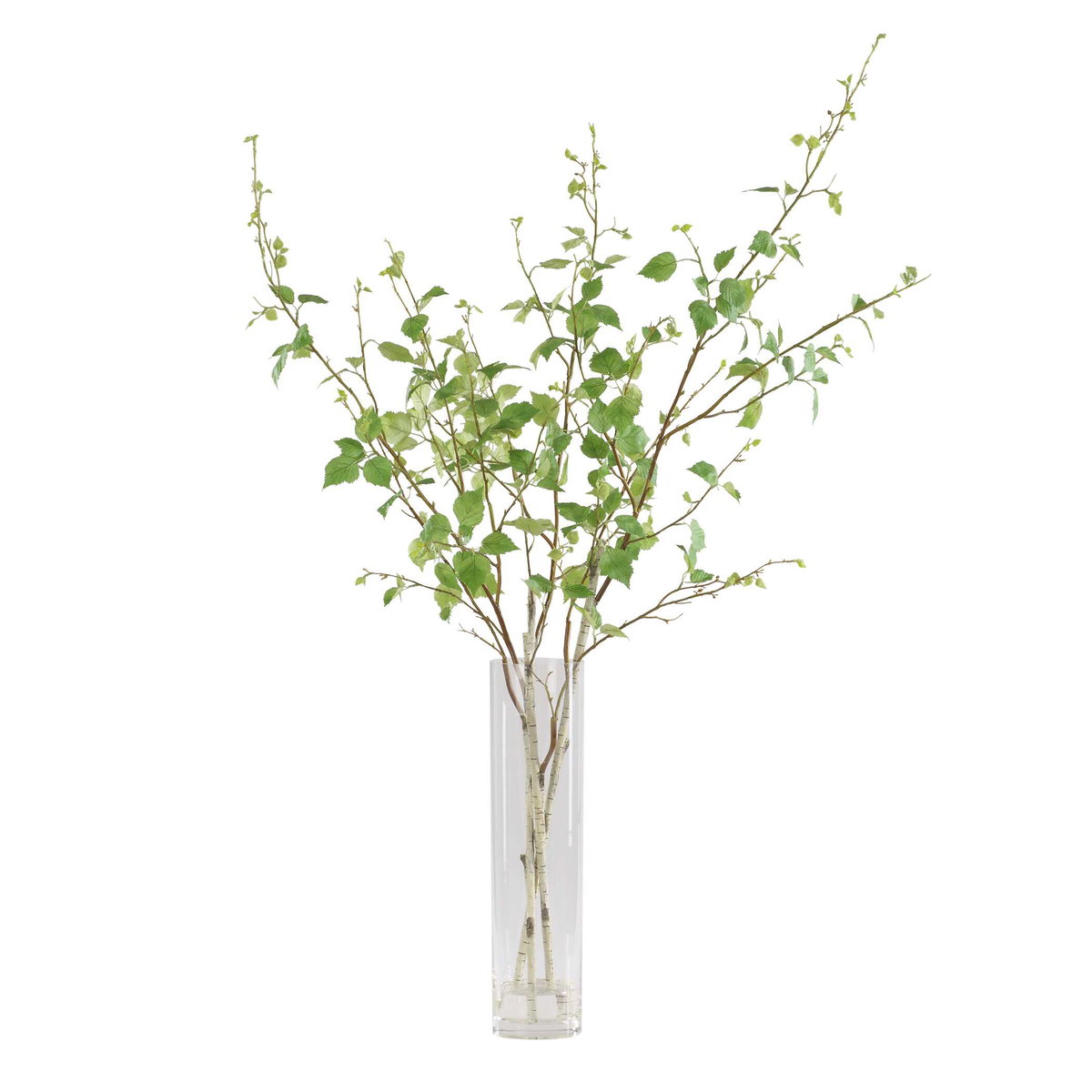 Nigra Birch Vase Centerpiece, Artificial Plants & Flower by Uttermost, 20" width x 48.25" height x 24" depth View 3