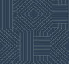 Diverging Diamonds Navy Wallpaper thumbnail 0