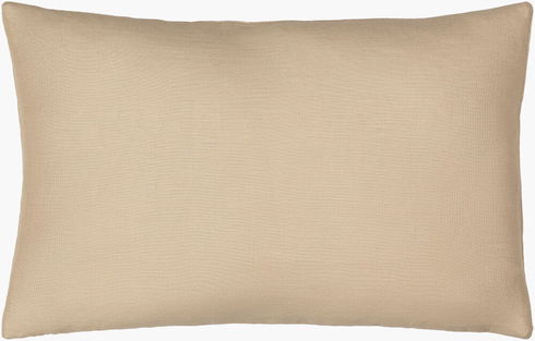 Linen Solid Lumbar Pillow