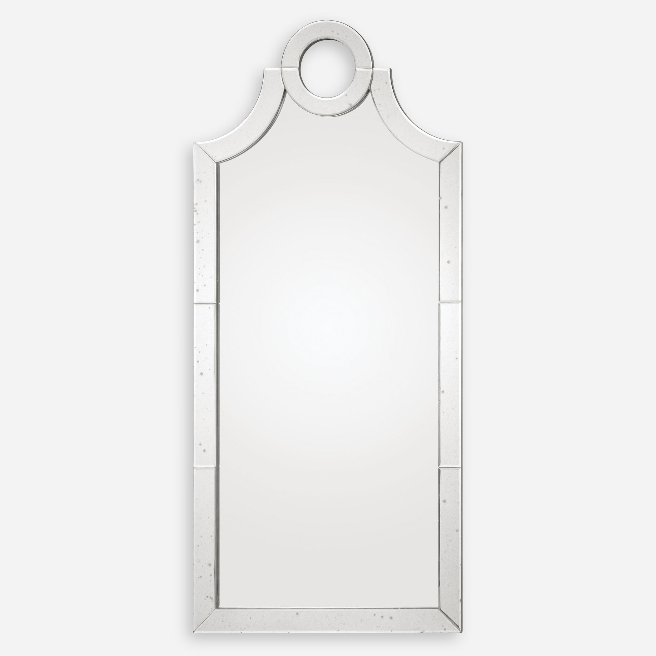 Acacius Arched Mirror, by Uttermost, 30" width x 66" height x 1.12" depth View 1
