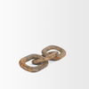 Reinir Red-Brown Marble Chain Link Decorative Object thumbnail 3