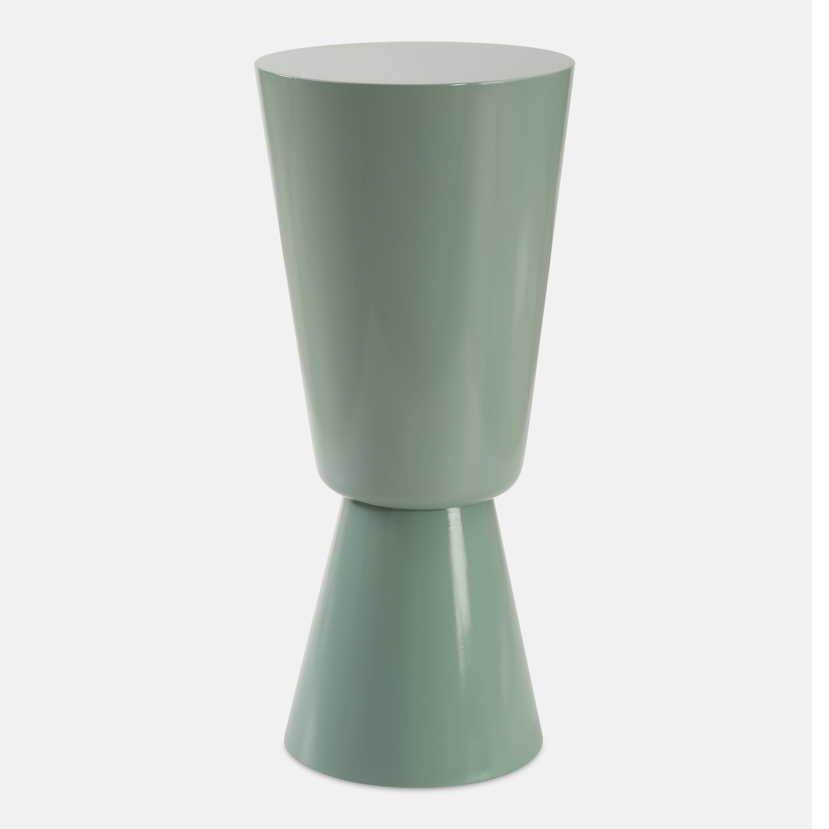 Sabetha High Gloss Drink Table, Furniture by Uttermost, 9.75" width x 22" height x 9.75" depth View 1