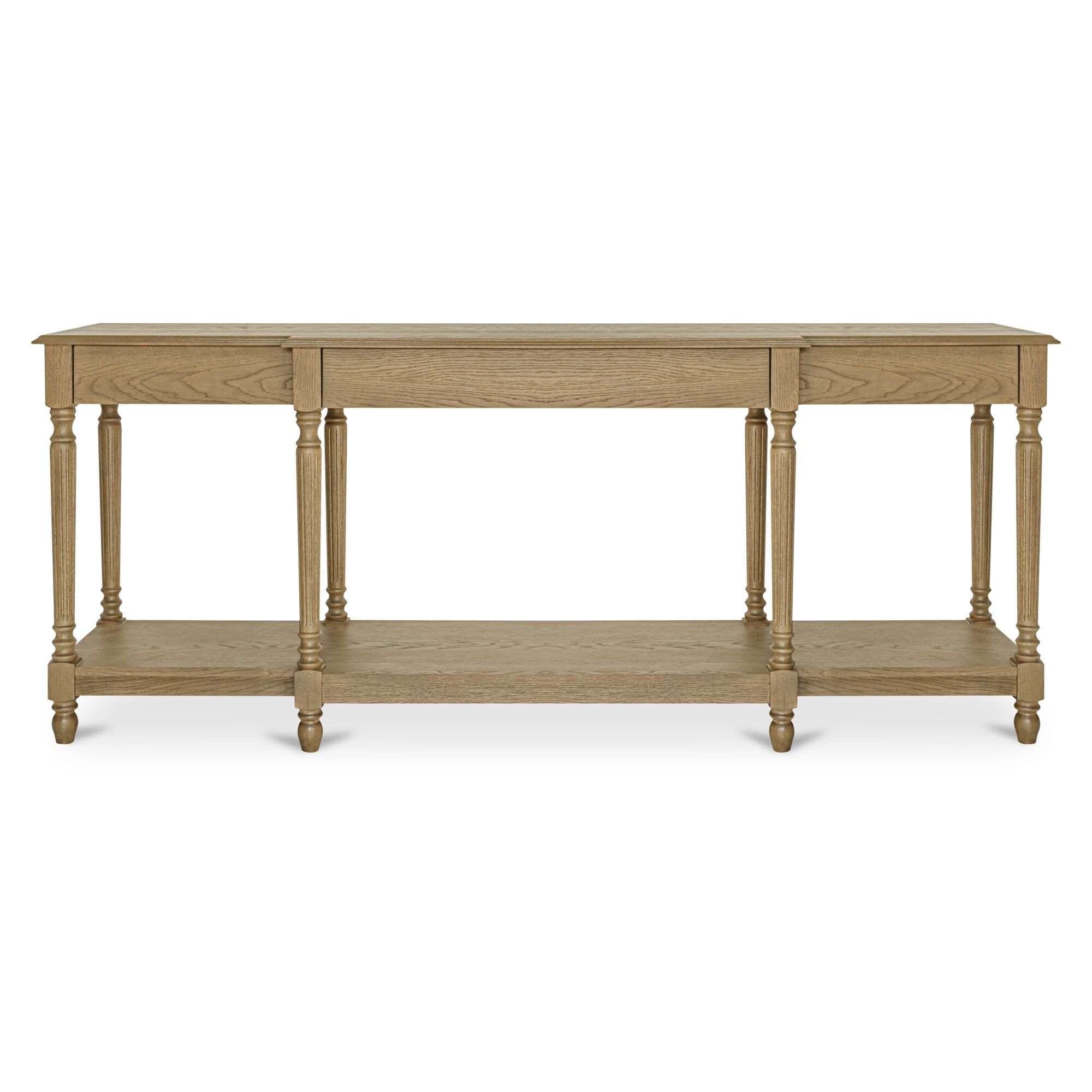 Martha Console Table Brown, by Moe's Home, 80" width x 31.5" height x 19.63" depth View 1