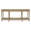 Martha Console Table Brown, by Moe's Home, 80" width x 31.5" height x 19.63" depth thumbnail 1
