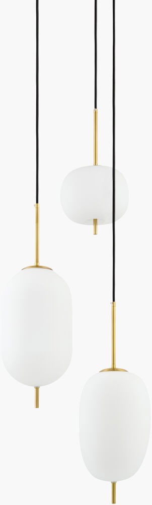 Redon Chandelier, by Surya, 18" length x 18" width x 13" height