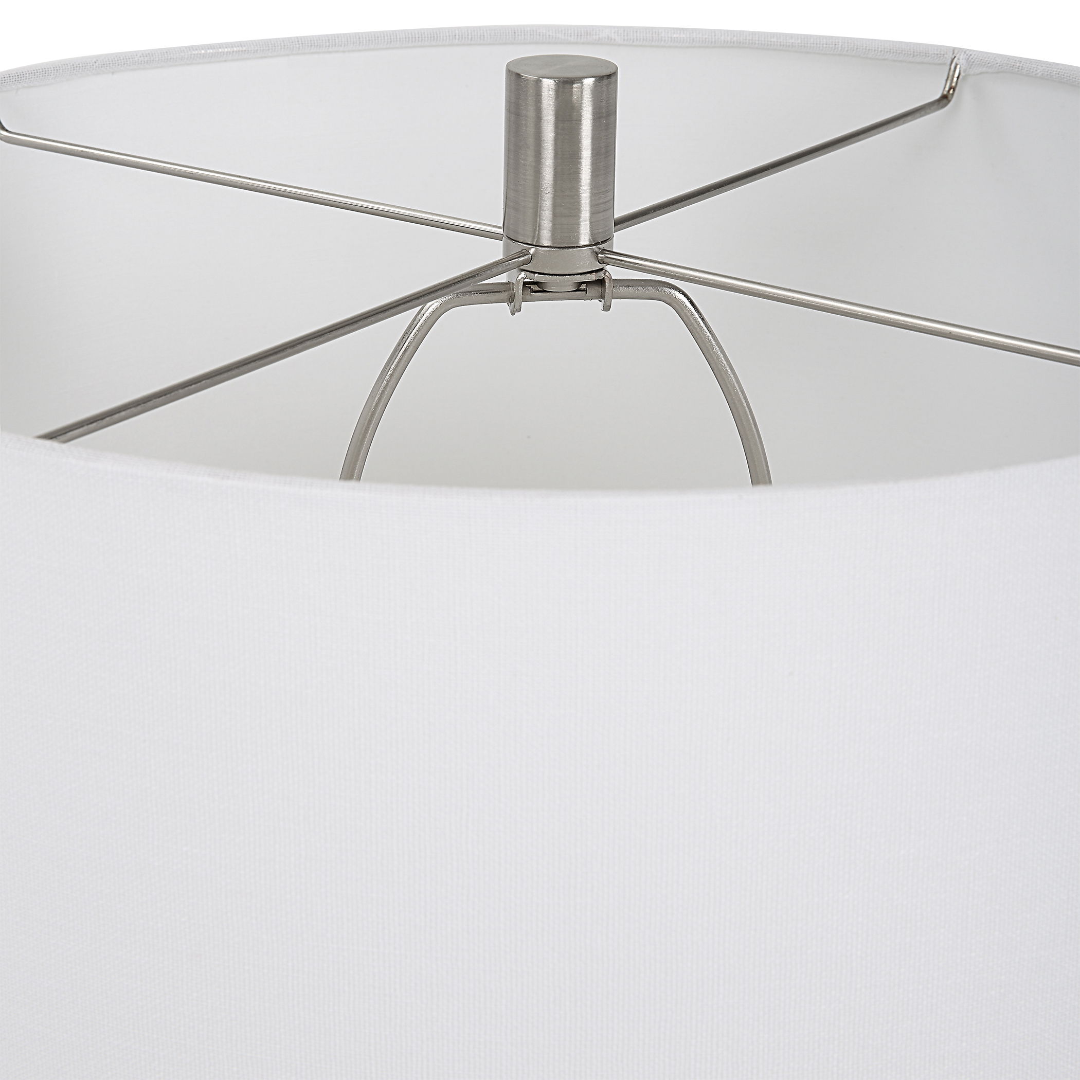 Levadia Matte White Table Lamp large image 