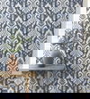 Hawthorne Ikat Blue Peel & Stick Wallpaper, by York Wall, 20' length x 2'3" width x 0.02" depth thumbnail 2