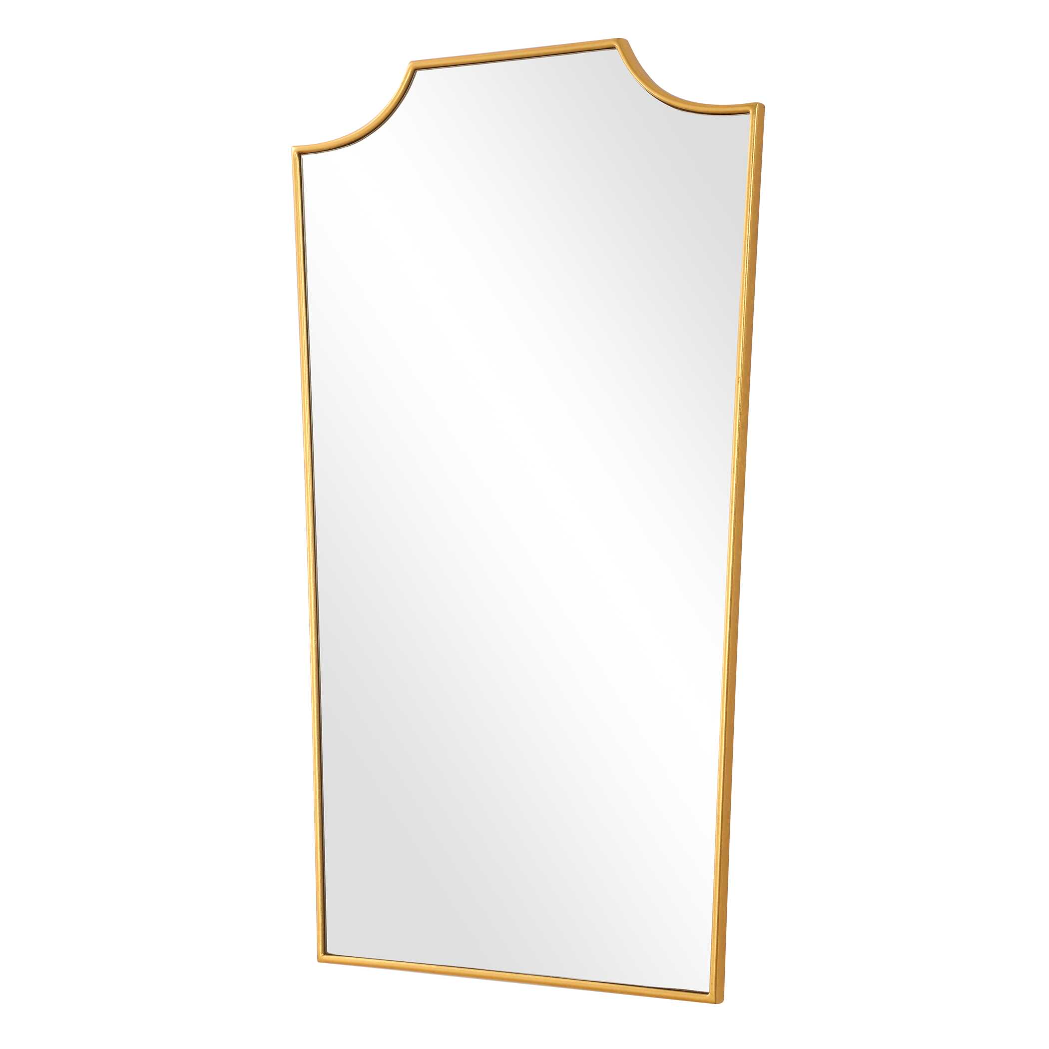 Demure Antique Gold Mirror, by Uttermost, 24" width x 40" height x 0.75" depth View 5