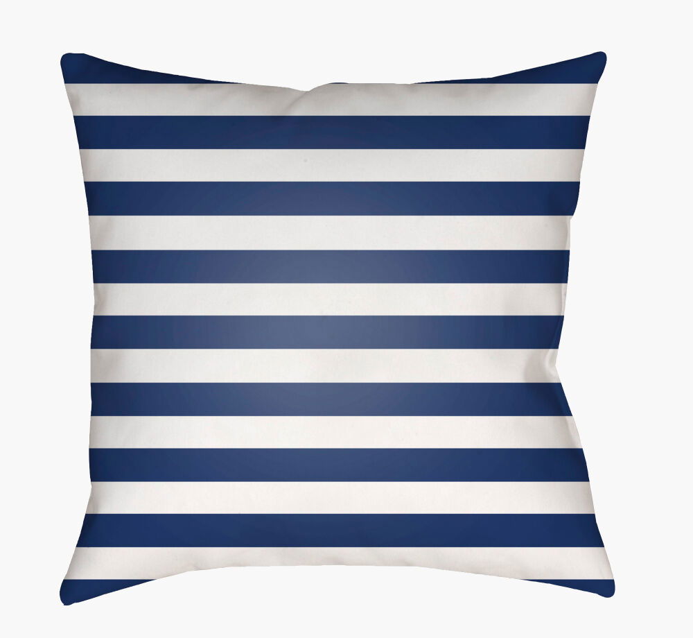 Prepster Stripe Accent Pillow, Decorative Pillow by Surya, 18" length x 18" width