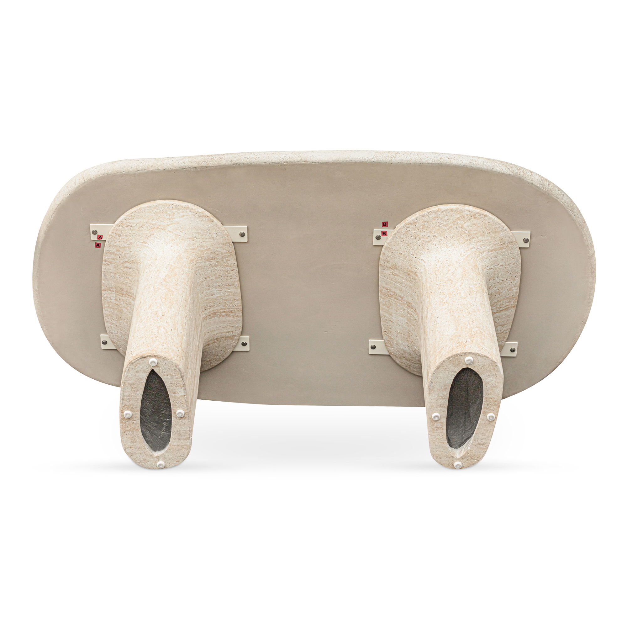 Warby Outdoor Dining Table, Outdoor Table by Moe's Home, 6'6" width x 2'6" height x 3'6" depth View 5