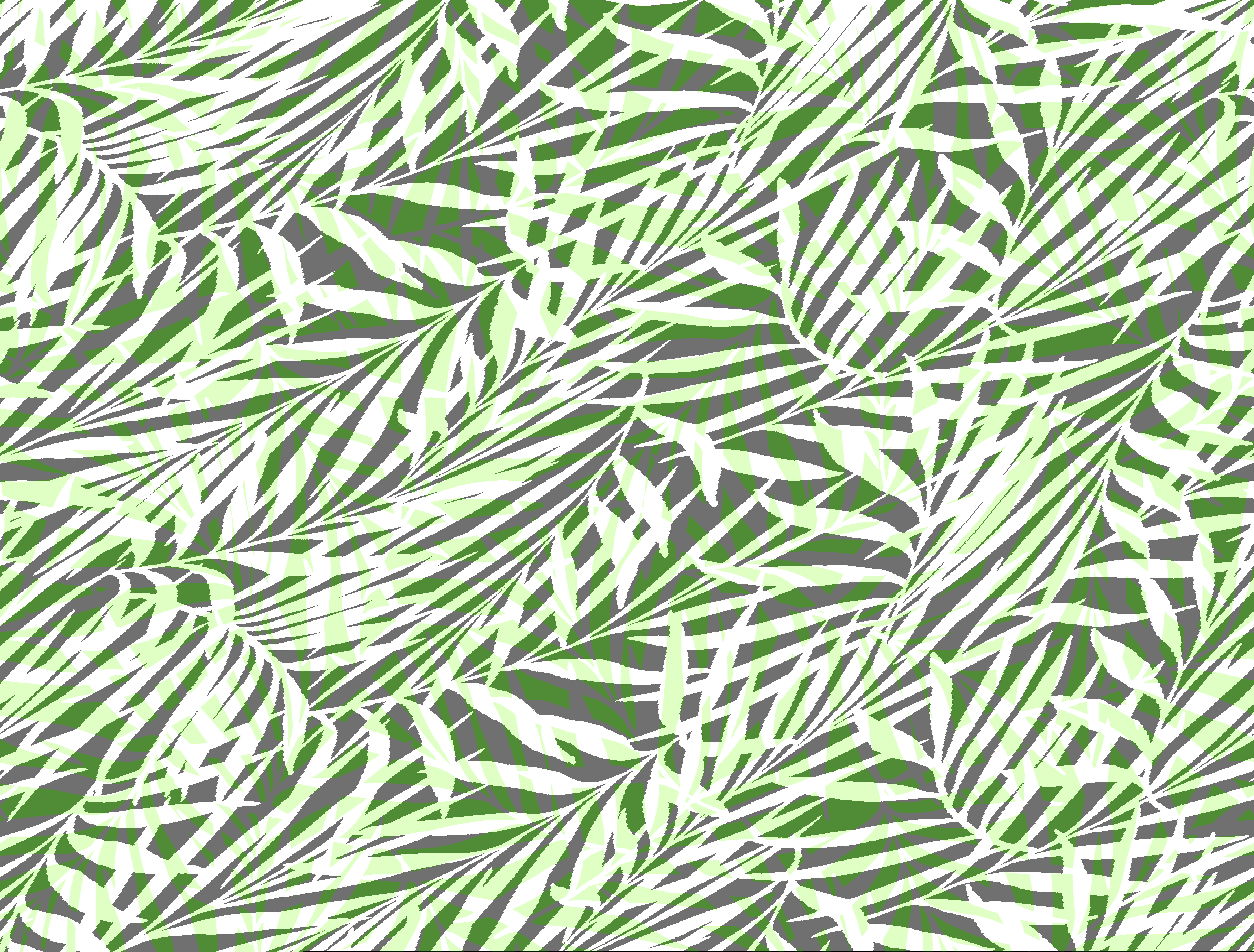 Oahu Fronds Green Peel & Stick Wallpaper large image 