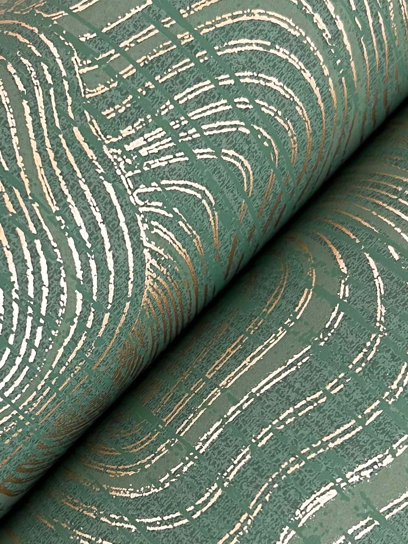 Geodes Green Wallpaper large image 
