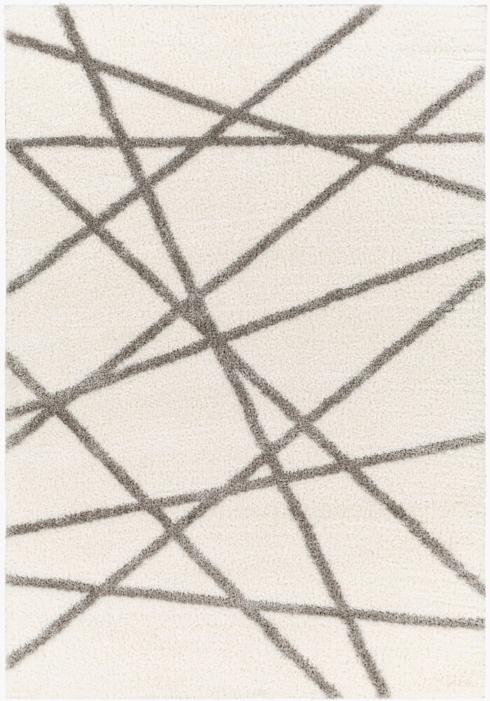 Cloudy Shag Machine Woven Rug, by Surya, 1'3.75" length x 1'3.75" width