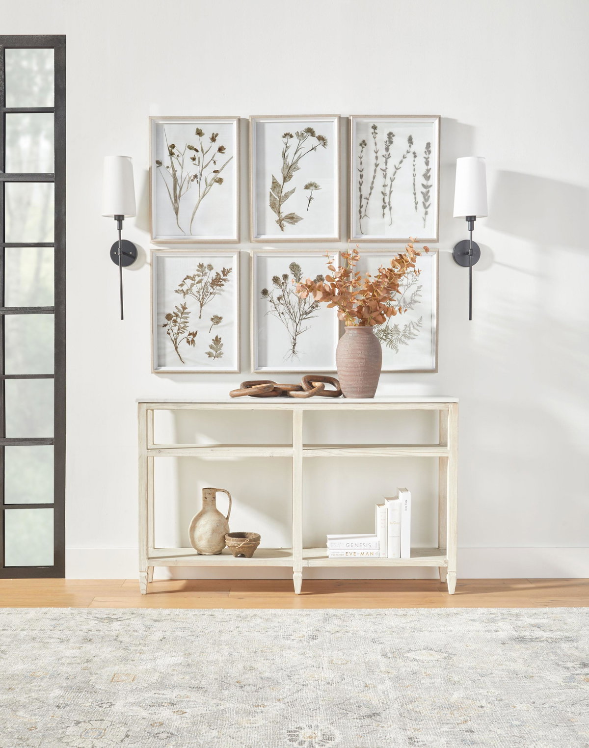 Emerie Narrow Console Table, by Essentials for Living, 54" width x 33" height x 11" depth View 13