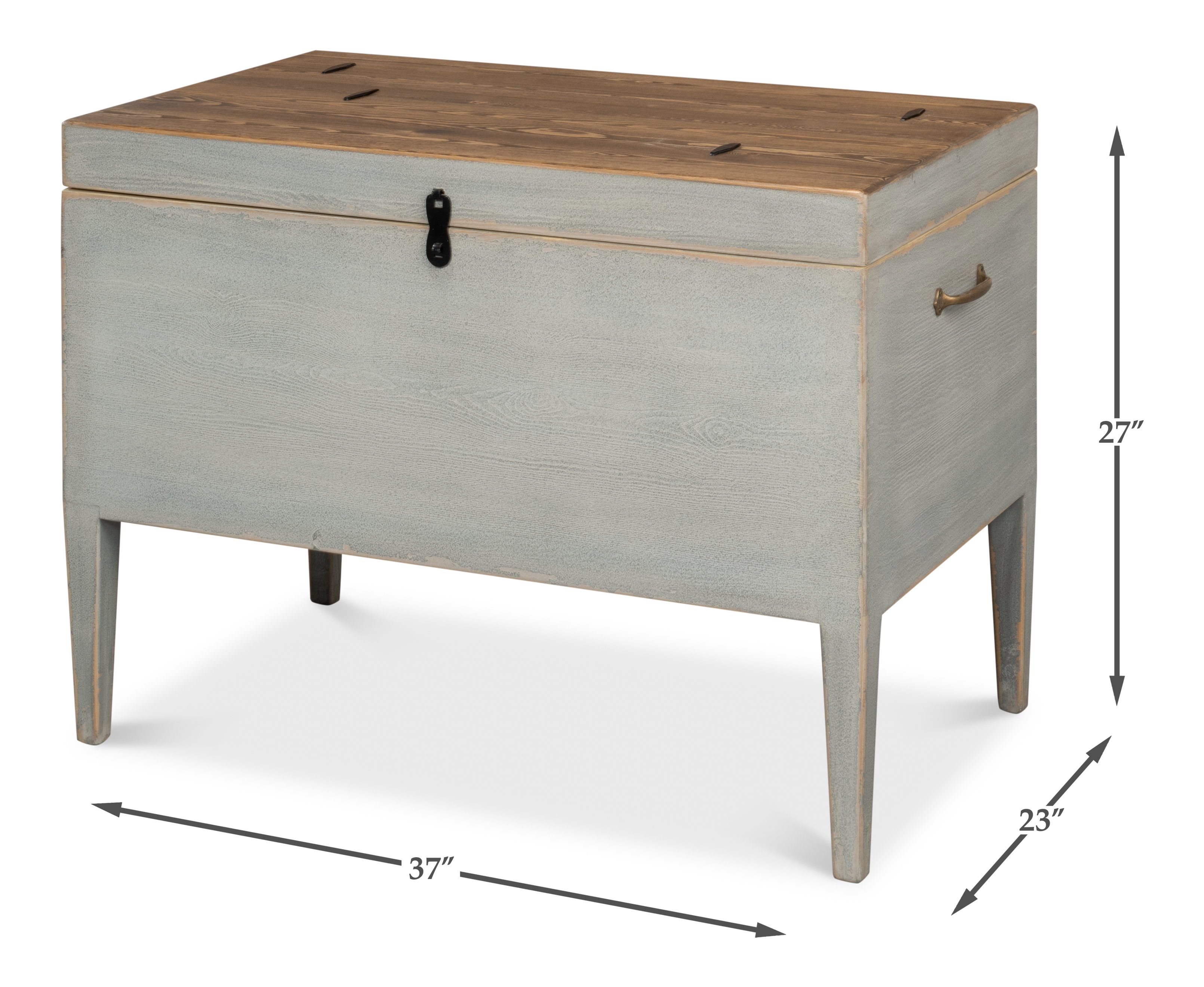 Sarreid Ltd. Trunk Side Table - Thumbnail 5
