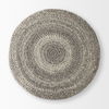 Bina  Dark Gray 4 Legged Wool Stool thumbnail 5