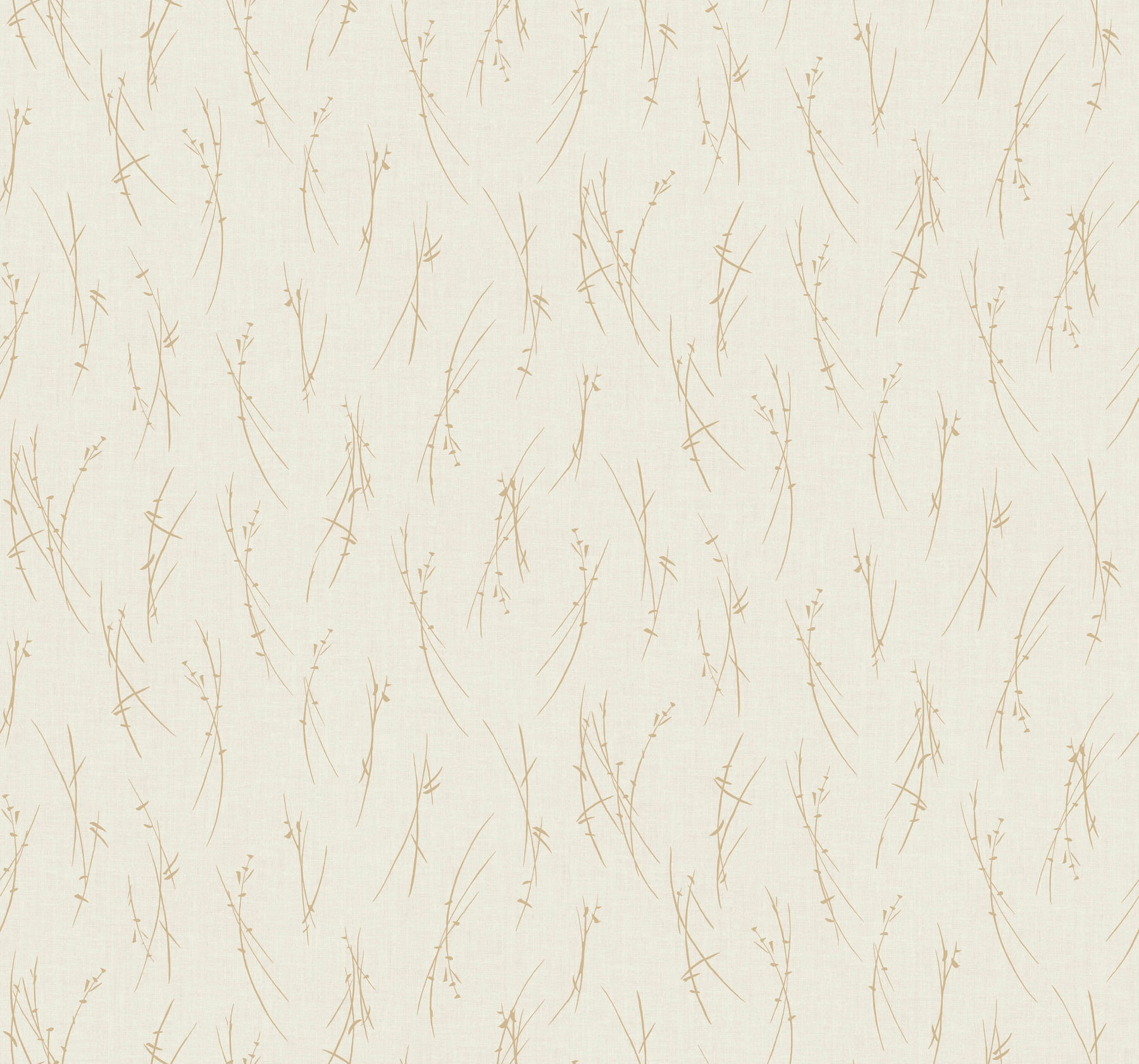 Sprigs Cream & Gold Wallpaper large image 