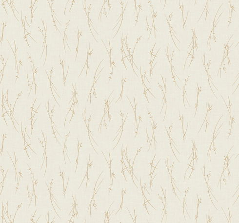 Sprigs Cream & Gold Wallpaper