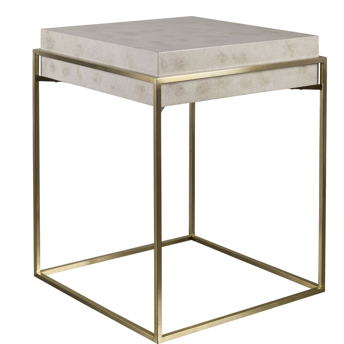 Inda Modern Accent Table, Side & End Table by Uttermost, 19" width x 24" height x 19" depth View 1