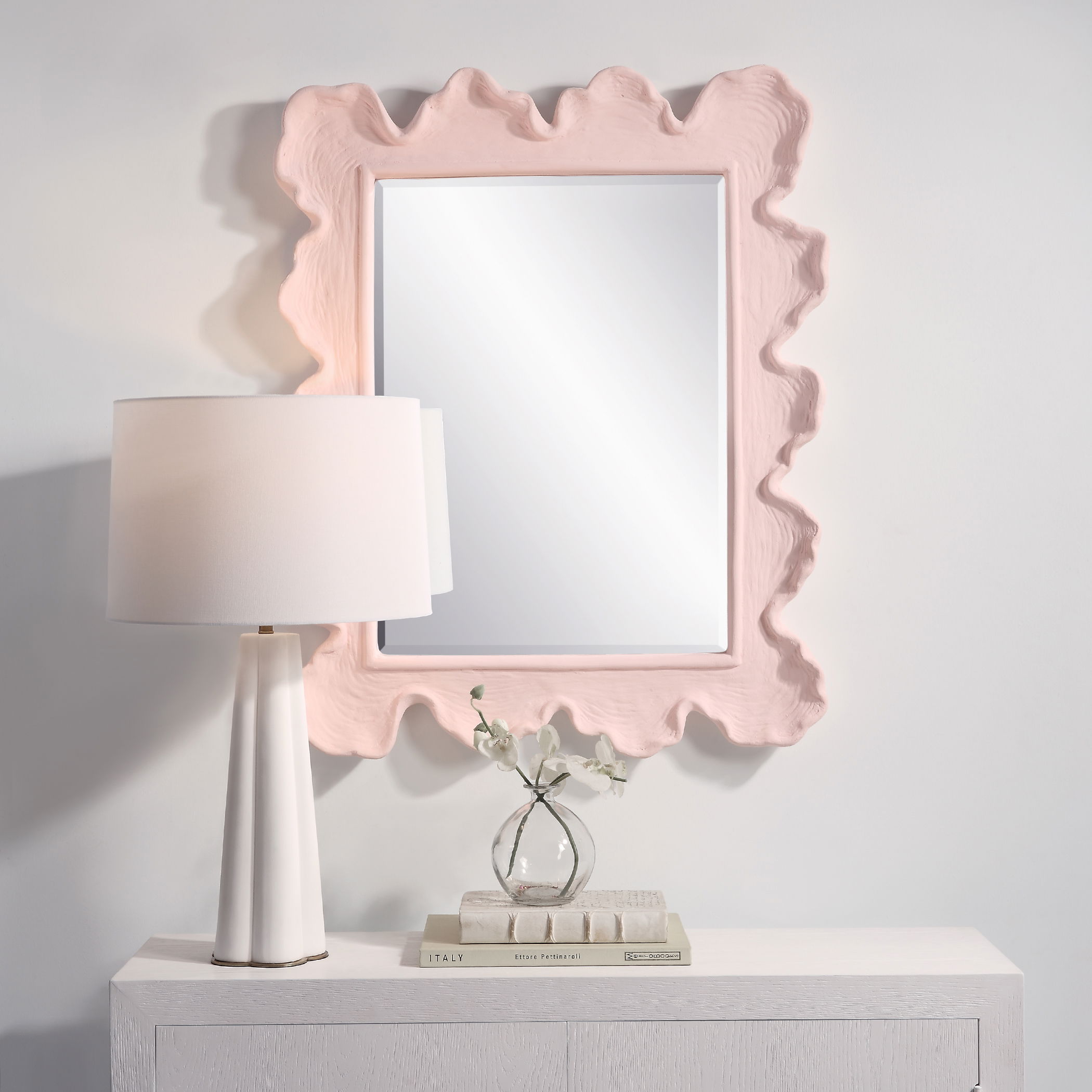 Sea Coral Pink Mirror large image 