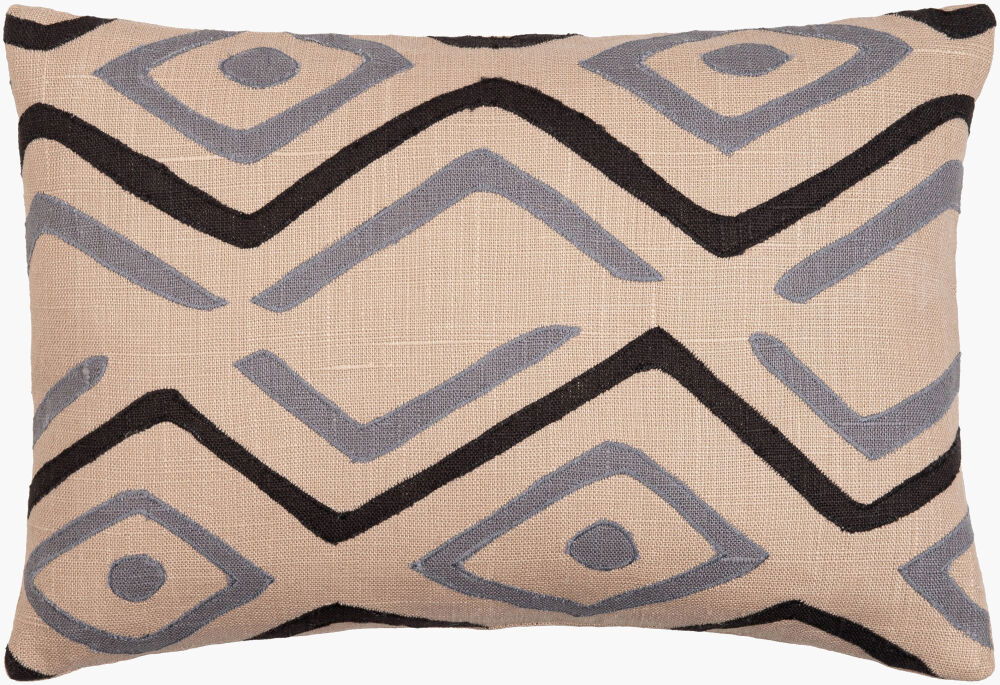 Nairobi Lumbar Pillow, Decorative Pillow by Surya, 13" length x 19" width