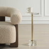 Groove Crystal Drink Table, Side & End Table by Uttermost, 10.25" width x 23.75" height x 10.25" depth thumbnail 4