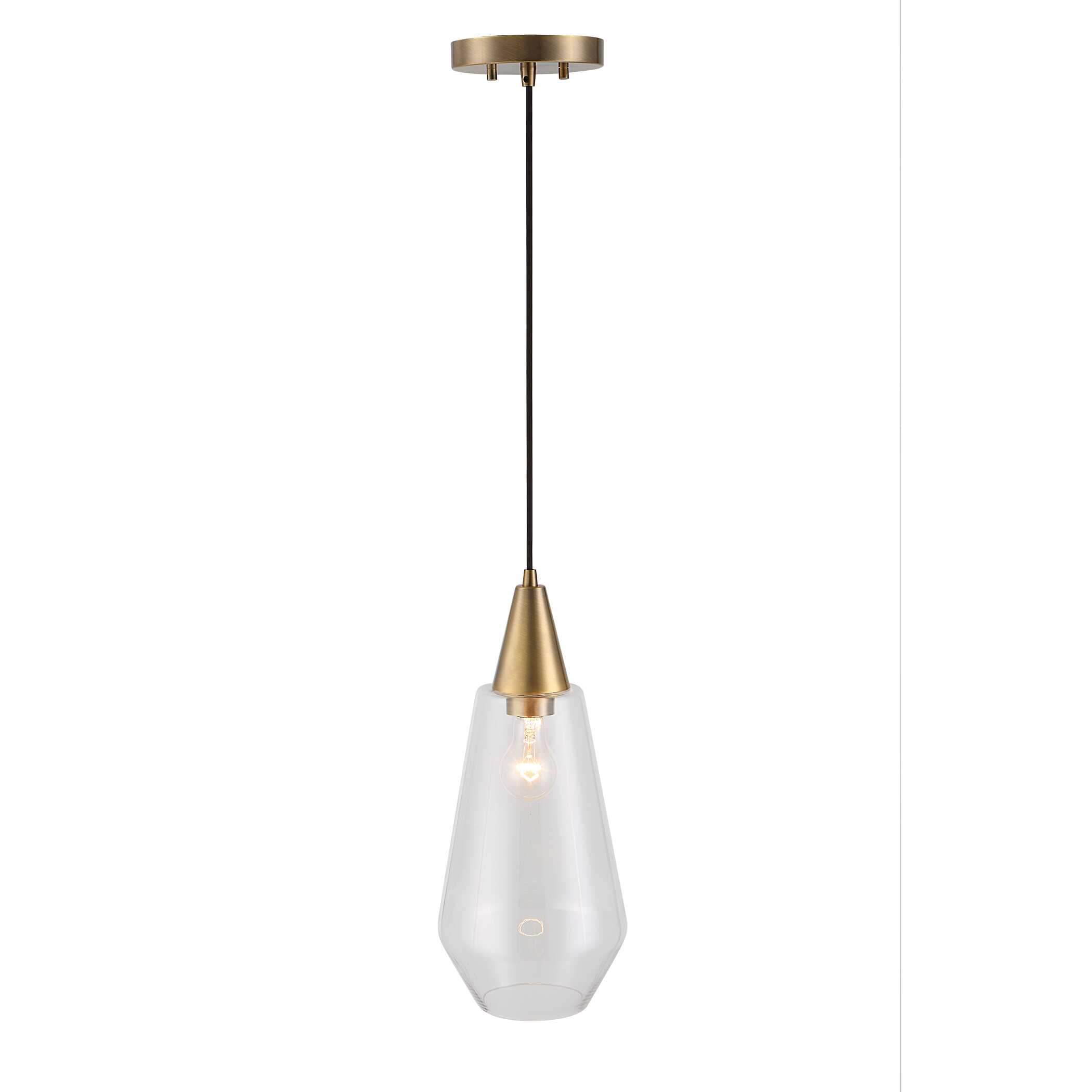 Eichler Antique Brass 1 Light Mini Pendant large image 