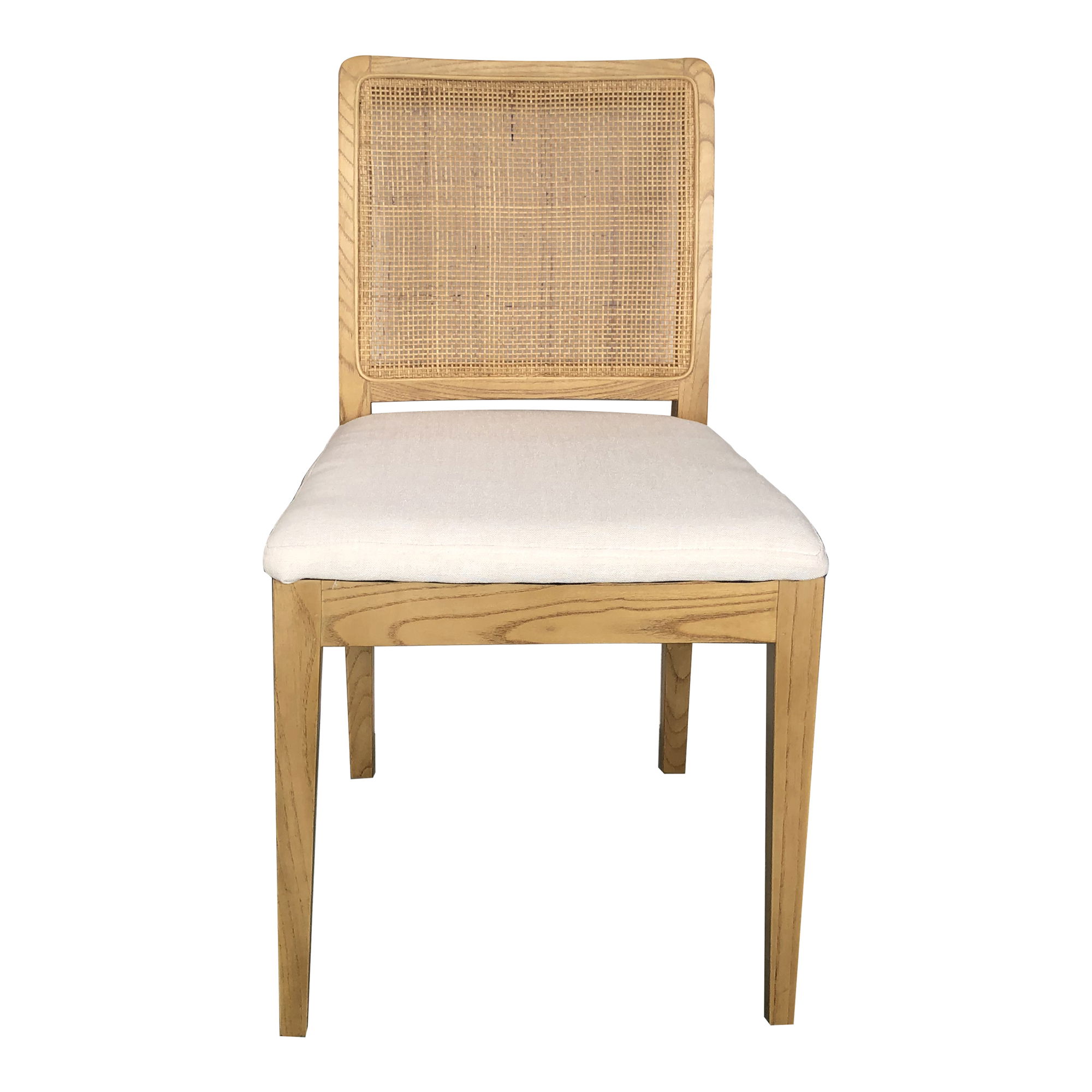Orville Dining Chair Natural - Set Of Two, by Moe's Home, 18.5" width x 33" height x 16.5" depth View 3