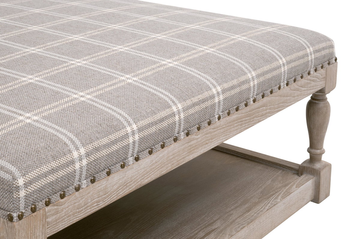 Townsend Upholstered Coffee Table, by Essentials for Living, 39.5" width x 17.75" height x 39.5" depth View 5