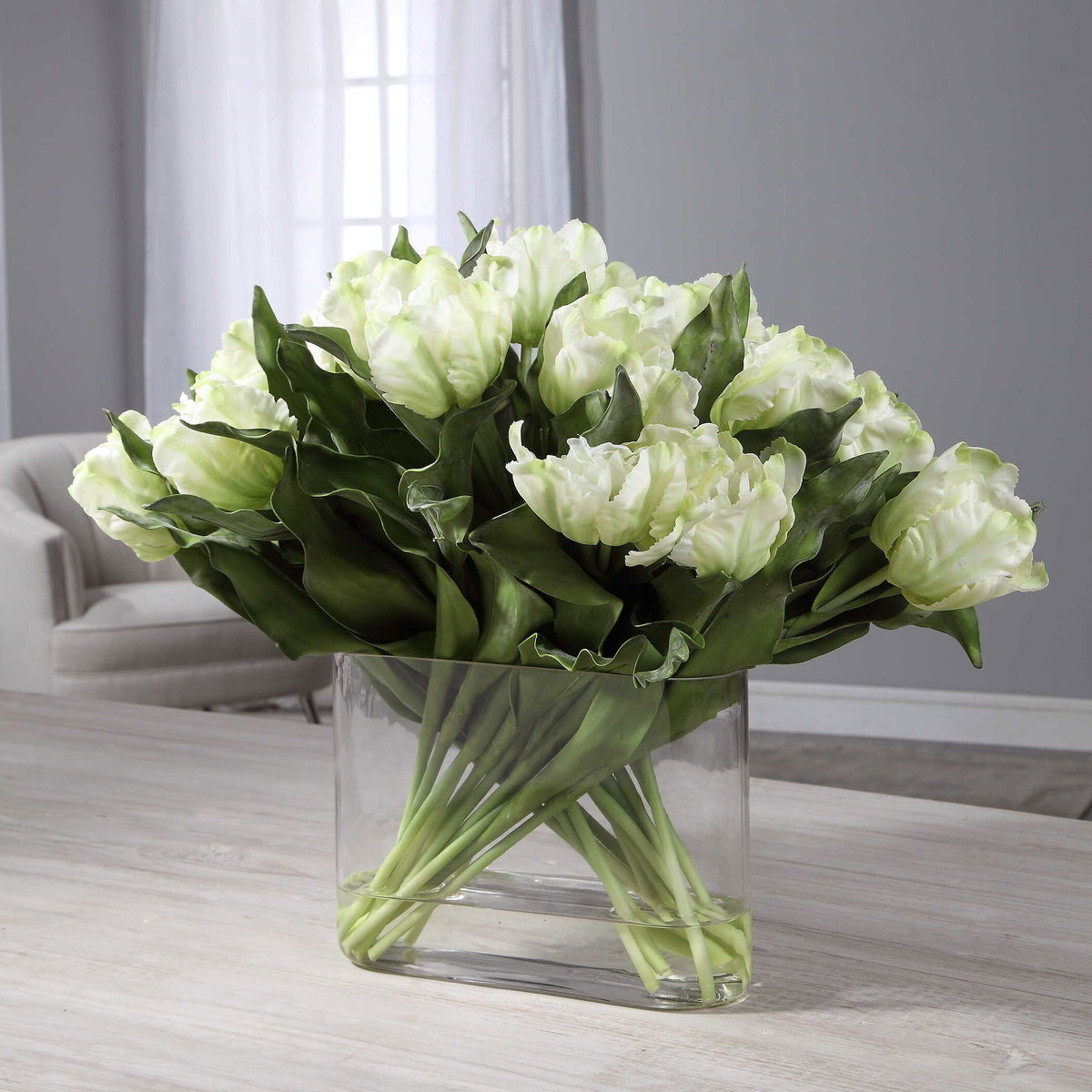 Kimbry Tulip Centerpiece, Artificial Plants & Flower by Uttermost, 24" width x 18" height x 16" depth View 5