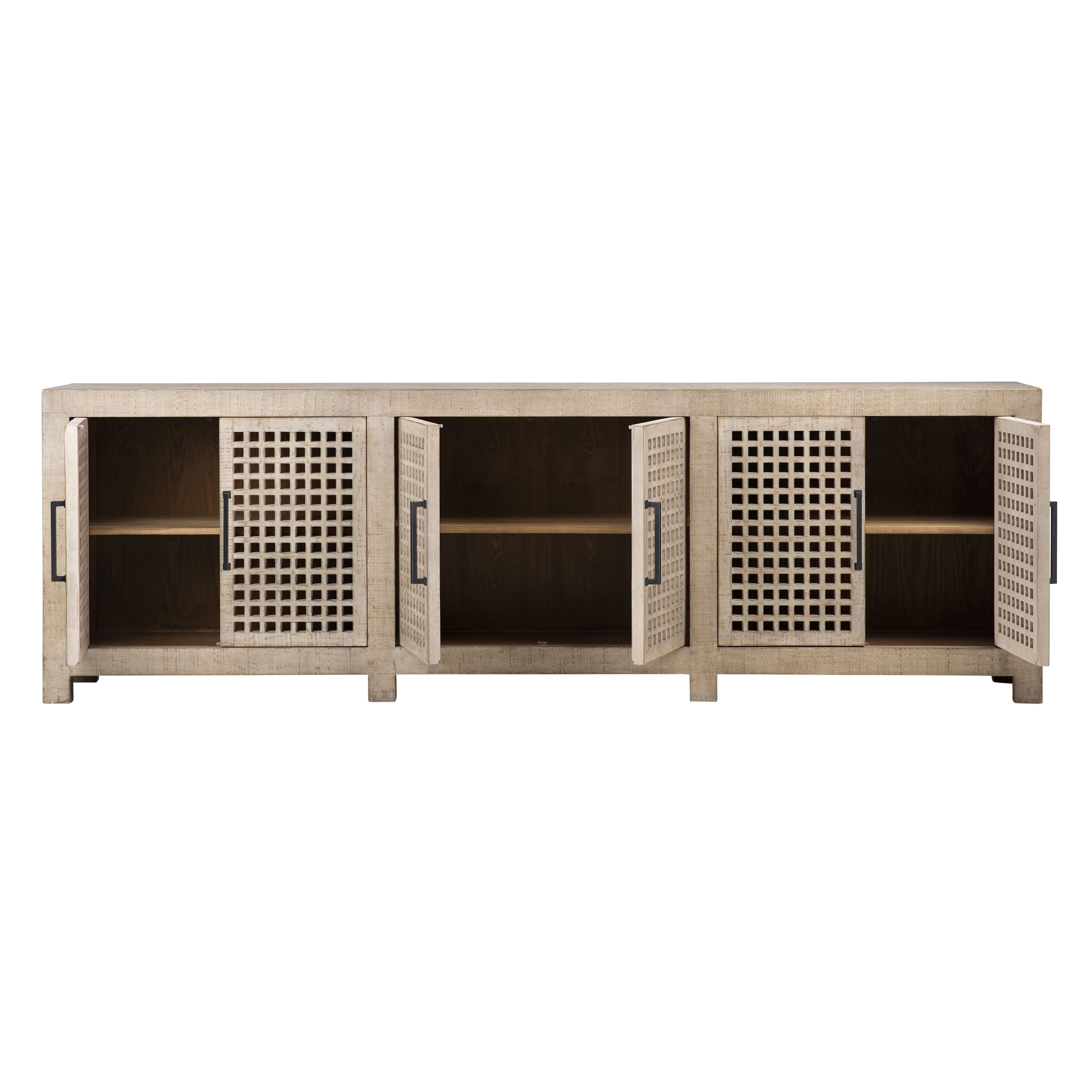Devina Sideboard, Sideboards & Buffet by Dovetail, 109" width x 33.85" height x 18" depth View 4
