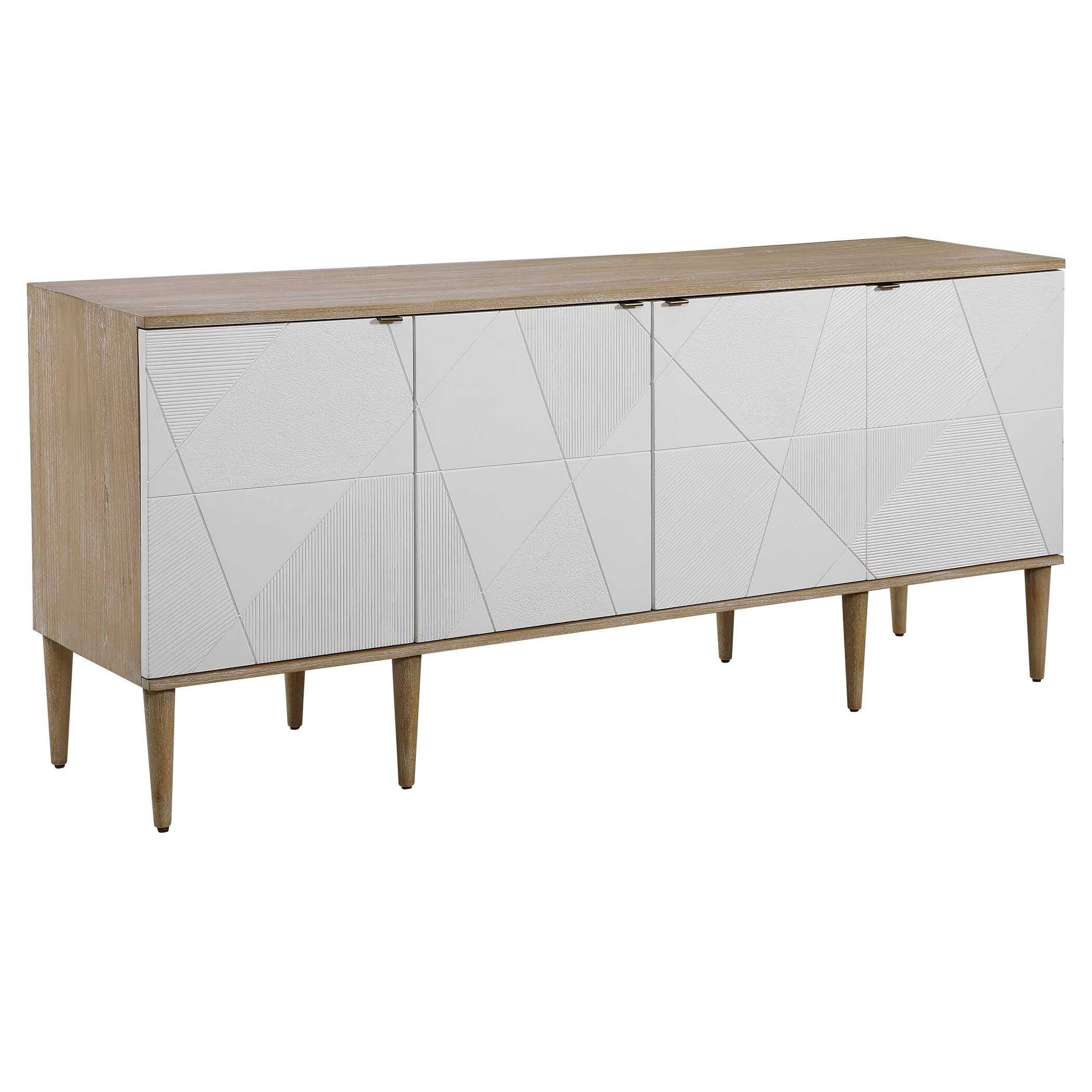 Tightrope 4 Door Modern Sideboard Cabinet large image 