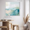 Turquoise Echoes I (No Embellishment), Art by Oliver Gal,  20x20 thumbnail 6
