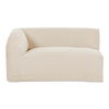 Isla Left Arm Facing Chair Beige, Sectional Sofa by Moe's Home, 59.8" width x 29.9" height x 41.7" depth thumbnail 1