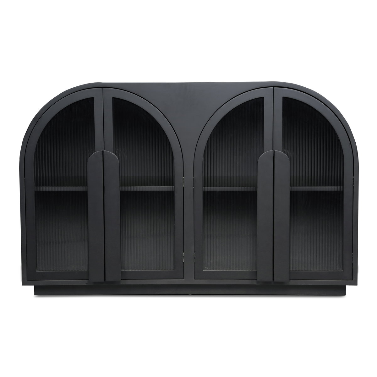 Salone Cabinet Black, Cabinets & Sideboard by Moe's Home, 53" width x 34" height x 18" depth View 1