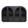 Salone Cabinet Black, Cabinets & Sideboard by Moe's Home, 53" width x 34" height x 18" depth thumbnail 1