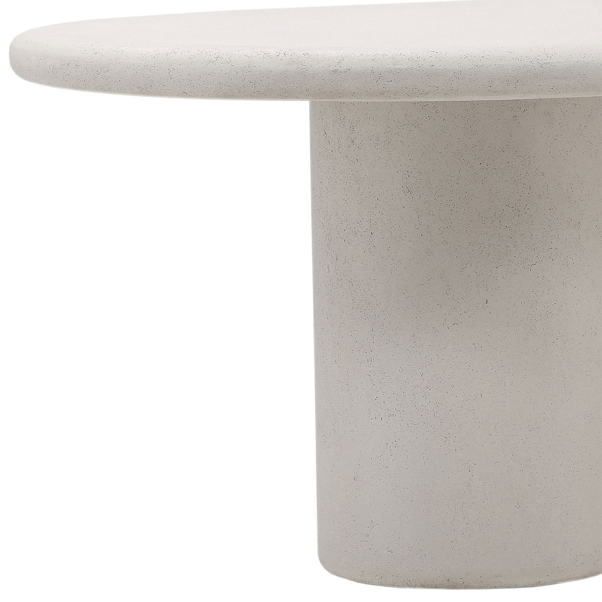 Emeric Dining Table White, by Dovetail, 102.36" width x 30.31" height x 43.31" depth View 4