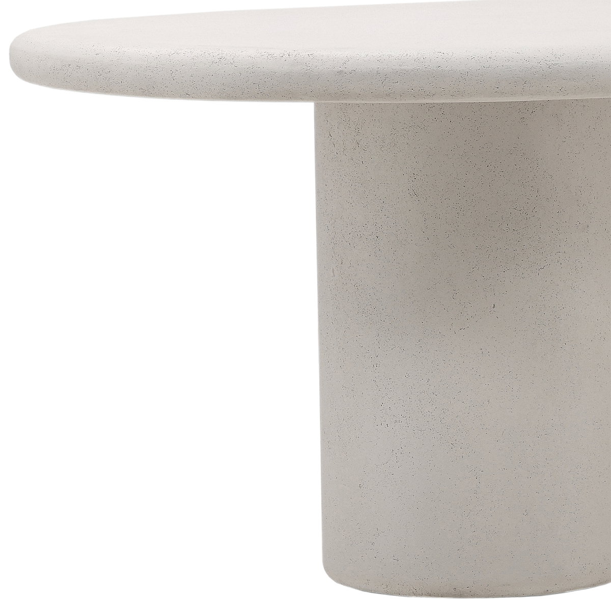 Emeric Dining Table White, by Dovetail, 102.36" width x 30.31" height x 43.31" depth View 4