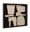 Puzzle of Forms (Beige Spackle), Art by Oliver Gal,  30x30 thumbnail 4