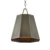 Granada 1 Light Hexagon Pendant, by Uttermost, 1'3" width x 1'4" height x 1'3" depth thumbnail 1